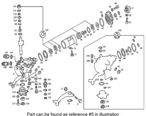 STEERING 2014609001 MB