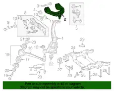 Upper Control Arm !Left \13>20 MB SL 450 3.0L V6 231 330 29 00