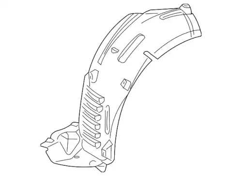 Подкрылок MB 2316904300