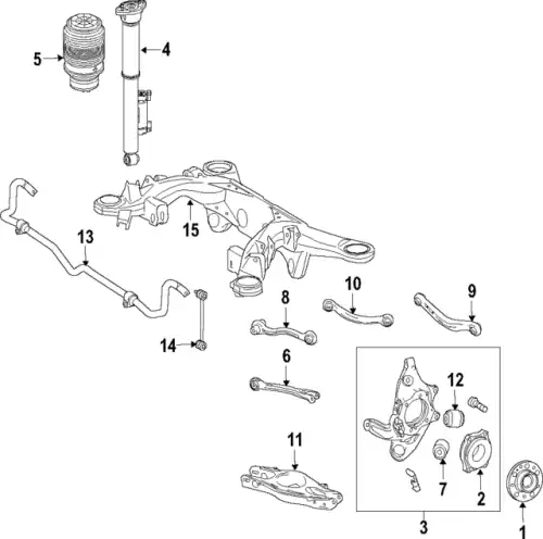 Shock Absorber ! \18 MB E 400 3.0L V6 238 320 01 30