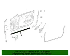Уплотнитель двери MB 238 727 62 00