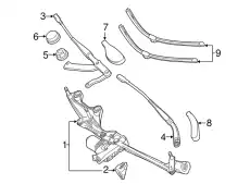 2388240900 COVER WIPER ARM MB