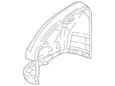 КОРПУС ЗЕРКАЛА 099 811 02 00 9999 MB