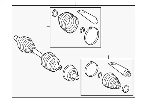 Cv Axle Assembly !Front Right \14 MB CLA 250 2.0L L4 242 330 02 00
