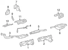 EXHAUST MANIFOLD 1041426901 MB