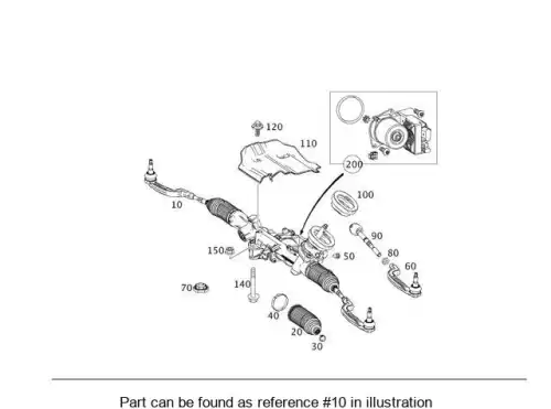 STEERING GEAR 2464605601 MB