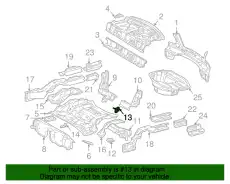 Bracket !Left/Right \01>09 MB CLK 350 3.5L V6 2036100036