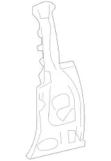 Inner Lock Pillar !Left Inner \02>05 MB C 230 1.8L L4 203 630 93 16
