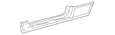 Rocker Panel !Left Outer \02>05 MB C 230 1.8L L4 203 637 35 09