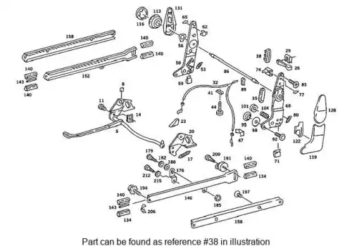 ESCUTCHEON,SEAT TRIM 1079180023 MB