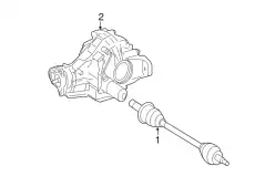 REAR AXLE SHAFT 2513501510 MB