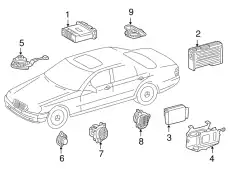 Speaker !Left/Right \05>07 MB C 230 2.5L V6 203 820 50 02