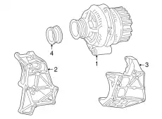 Alternator Support Bracket ! \98>00 MB C 230 2.3L L4 111 090 03 40