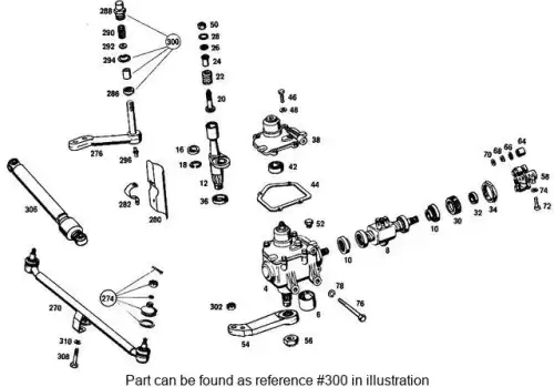 STEERING ARM REPAIR KIT 1114600050 MB