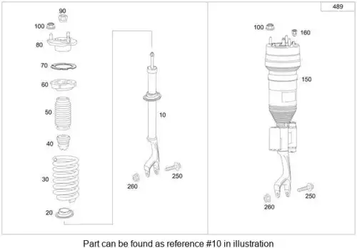 SHOCK-ABSORBER STRUT 2533201101 MB
