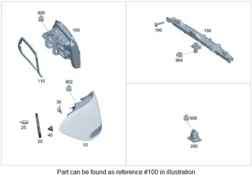 REAR LAMP COMBINATION 2539061600