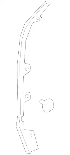 Уплотнитель двери MB 2577301101