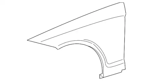 Крыло MB 257 880 38 00