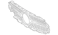 Решетка радиатора MB 257 885 24 02
