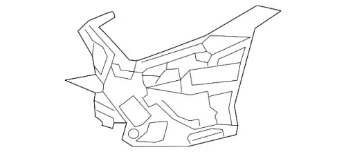 Mount Panel !Left Inner \19>21 MB CLS 450 3.0L L6 257 885 39 01