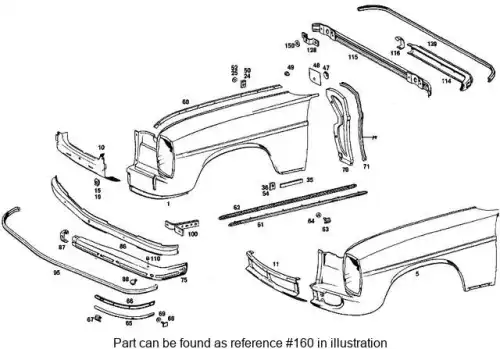 ENGINE HOOD 1158800657 MB