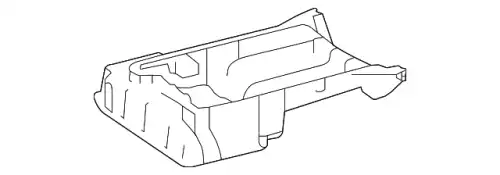 Engine Oil Pan !Upper \10>11 MB Sprinter 2500 3.0L V6 642 014 33 02