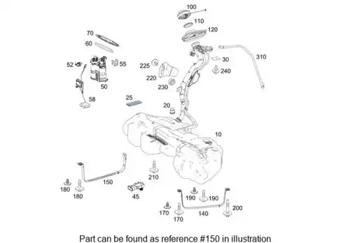 RETAINING STRAP 2054700040 MB