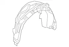 Подкрылок MB 2056903806