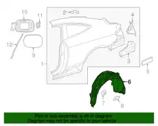 Подкрылок MB 2056903806