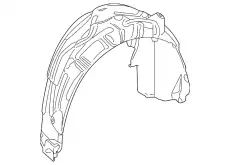 Подкрылок MB 2056903906