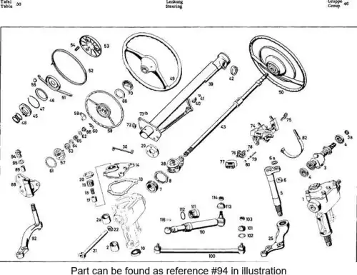 COVER,PITMAN ARM 1204630233 MB