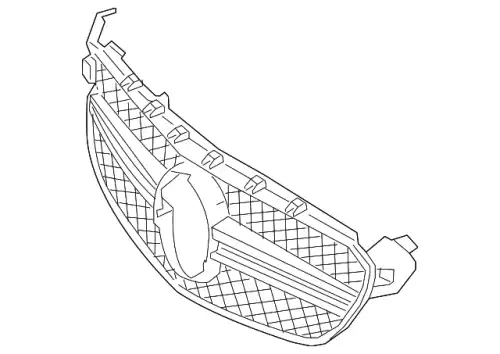 Решетка радиатора MB 2058881500