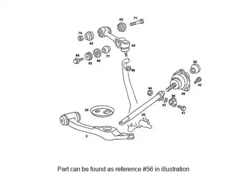 Screw Kit, Front Axle ! \MB 123 330 00 88