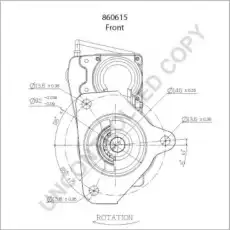 Стартер PRESTOLITE ELECTRI 860615