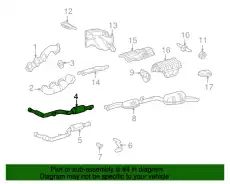 EXHAUST PIPE 210490661980 MB