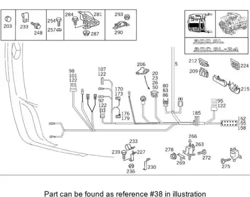 Plug Socket ! \MB 129 540 35 81