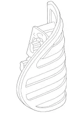 Tail Lamp Assembly !Left \00>03 MB E 320 3.2L V6 210 820 69 64