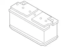 Аккумулятор PORSCHE 7PP 915 105
