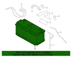 Аккумулятор PORSCHE 7PP 915 105
