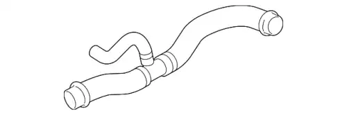 Lower Hose ! \06>09 MB E 350 3.5L V6 211 501 81 82