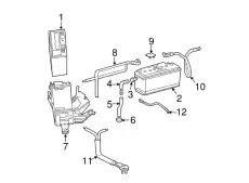 Bracket ! \03>11 MB CLS 550 5.5L V8 211 545 49 40