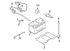 Аккумулятор LAND ROVER YGD 000270