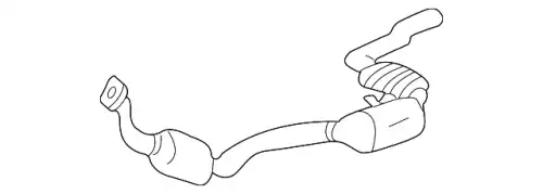 CATALYTIC CONVERTER SYS. 163490971480 MB