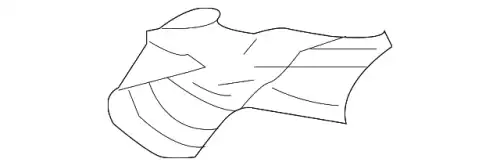 Heat Shield !Front Right \10>11 MB E 350 3.5L V6 212 241 04 34
