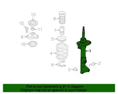 SHOCK-ABSORBER STRUT 2123233400 MB