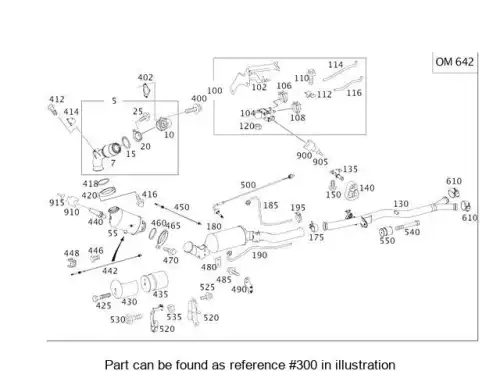 CATALYTIC CONVERTER SYS. 1644901956 MB