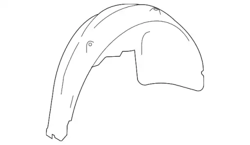 Подкрылок MB 164 884 05 22 64