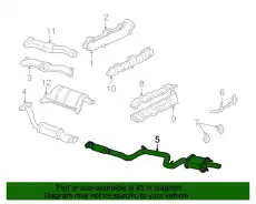 MUFFLER 10323005 GM