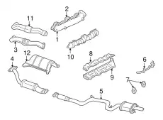 MUFFLER 10323005 GM