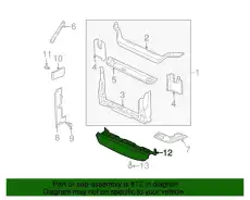 DEFLECTOR 10323078 GM